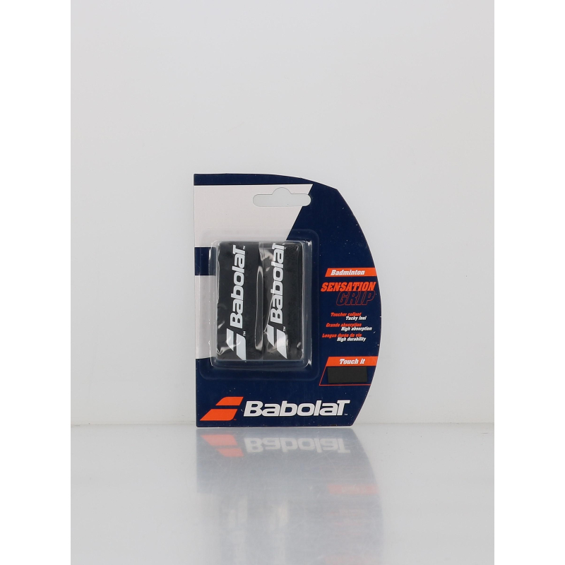 Grip de remplacement badminton sensation noir - Babolat