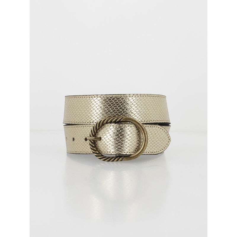 Ceinture en suède nana doré femme - Pieces