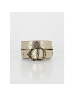 Ceinture en suède nana doré femme - Pieces