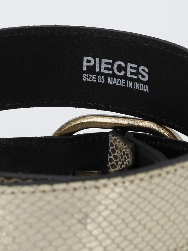 Ceinture en suède nana doré femme - Pieces