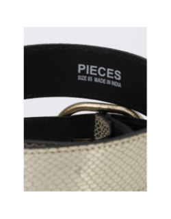 Ceinture en suède nana doré femme - Pieces