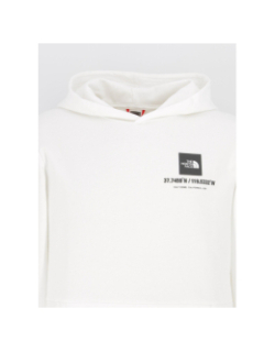 Sweat à capuche coordinates blanc homme - The North Face