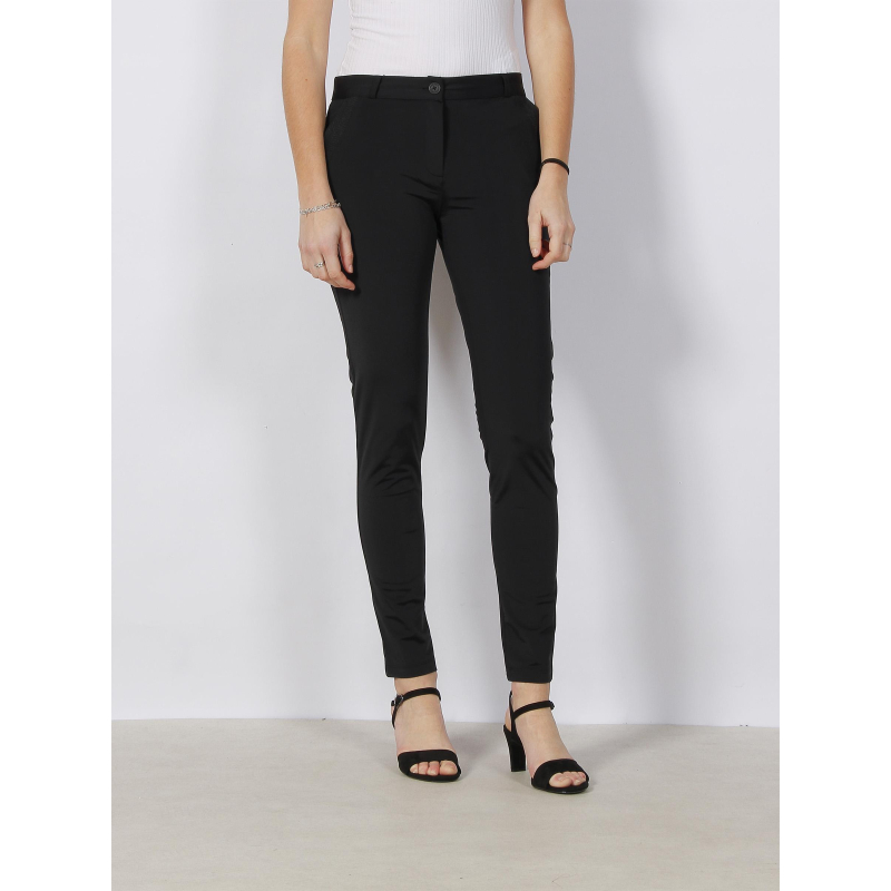 Pantalon slim christina noir femme - HBT