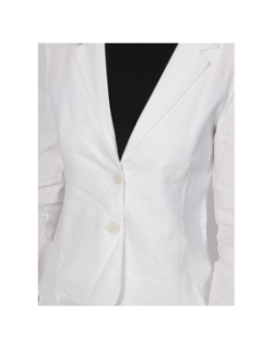 Veste blazer shirley lin blanc femme - Hbt