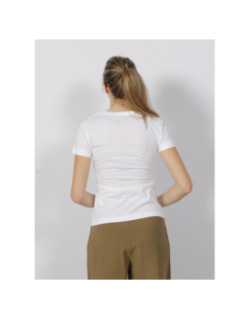 T-shirt hailey logo multicolore blanc femme - HBT