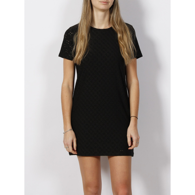 Robe droite ajouré cathinka noir femme - JDY