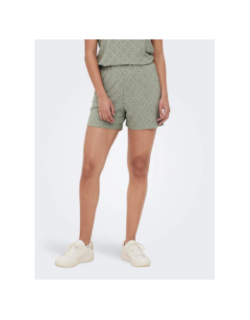 Short ajouré cathinka kaki femme - JDY