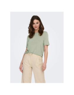 T-shirt uni faustina vert femme - JDY