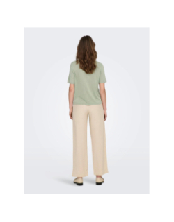 T-shirt uni faustina vert femme - JDY