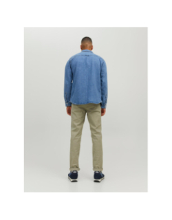 Pantalon chino slim marco fury kaki homme - Jack & Jones