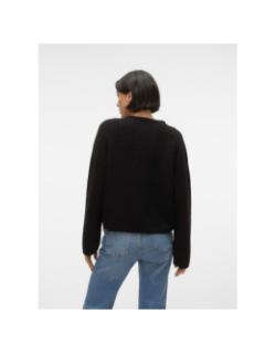 Gilet cardigan strass elya noir femme - Vero Moda