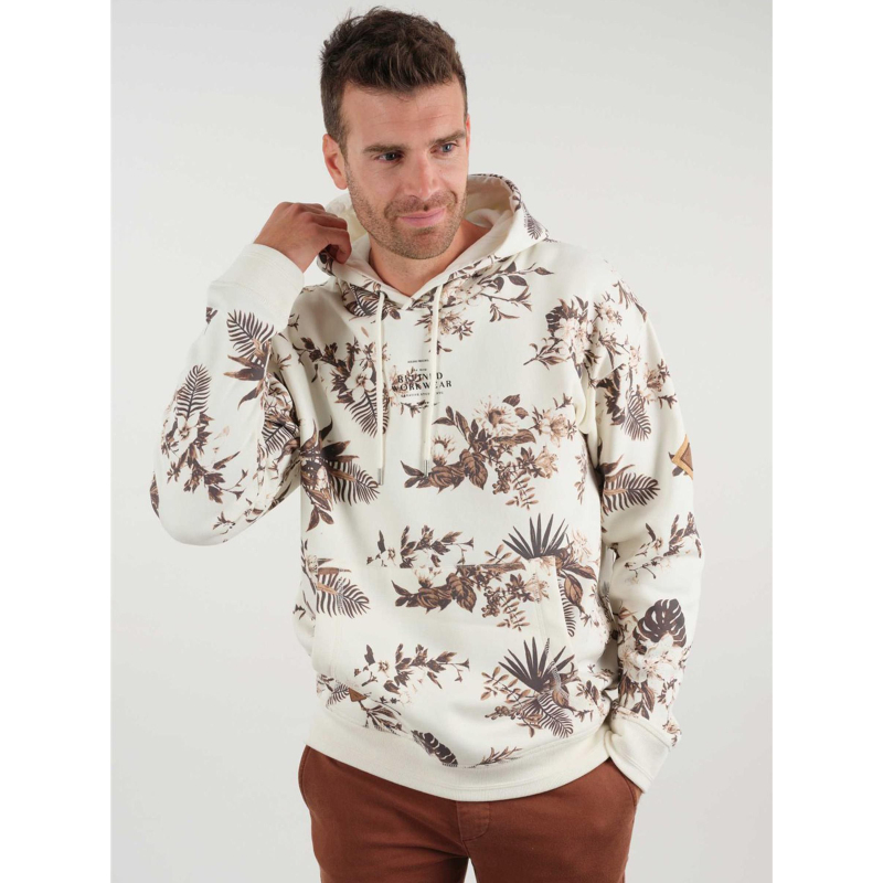 Sweat à Capuche Imprimé Pour Femme - Mélange Laine/polyester, Coupe Unisexe, Décontracté, Pour Mi-saison