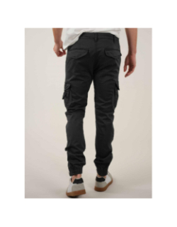 Pantalon cargo garden slim gris anthracite homme - Deeluxe