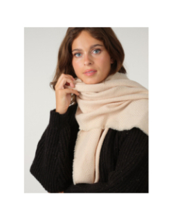 Écharpe à paillettes morgane rose femme - Deeluxe