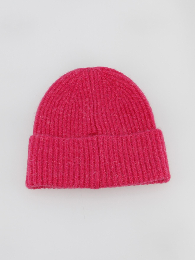 Bonnet uni coralie rose femme - Deeluxe
