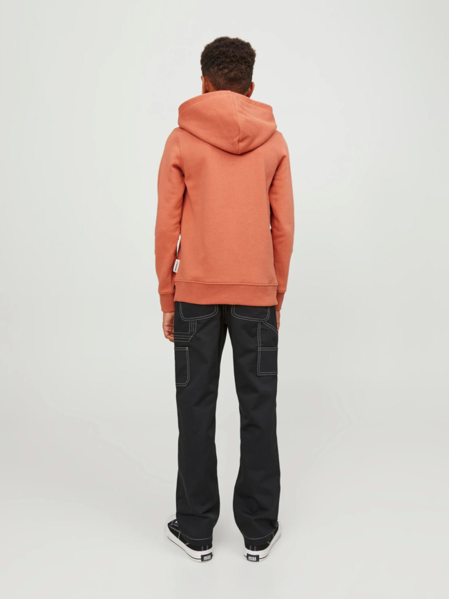 Sweat à capuche lakewood orange garçon - Jack & Jones