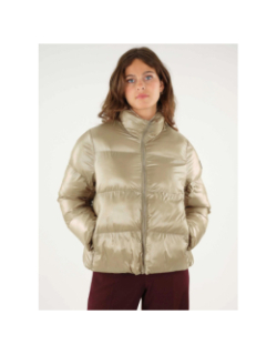 Doudoune loane beige doré femme - Deeluxe