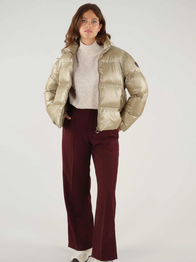Doudoune loane beige doré femme - Deeluxe