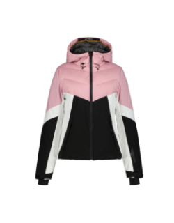 Veste de ski eleele rose blanc noir femme - Icepeak