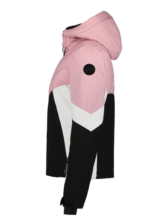 Veste de ski eleele rose blanc noir femme - Icepeak