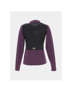 T-shirt de running manches longues violet femme - Rukka