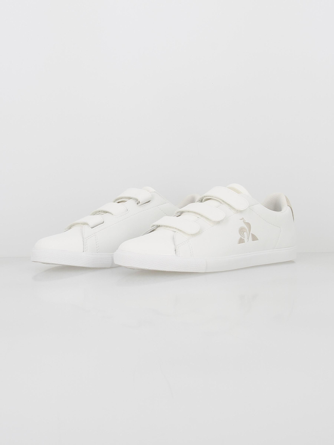 Baskets à scratch elsa premium blanc femme - Le Coq Sportif