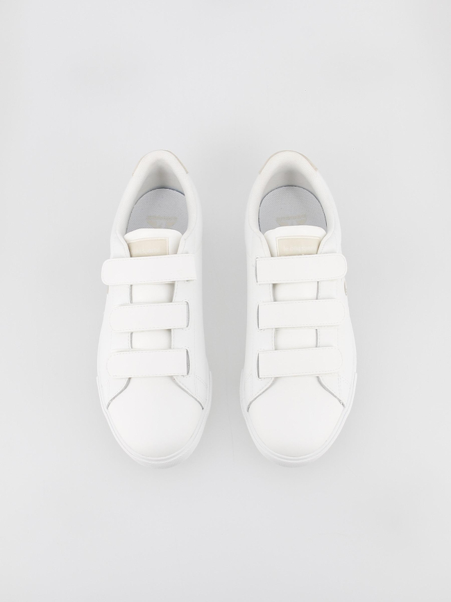 Baskets à scratch elsa premium blanc femme - Le Coq Sportif