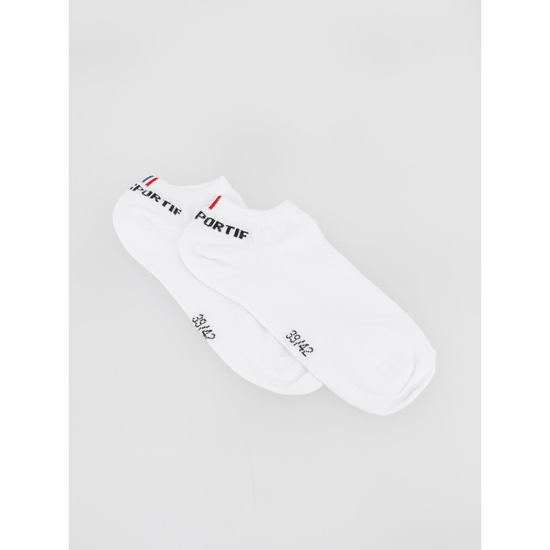Pack 2 paires de chaussettes basses blanc - Le Coq Sportif