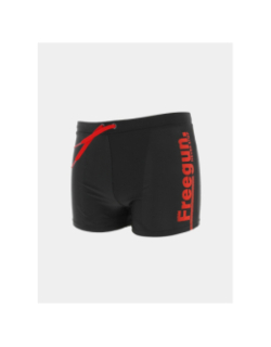 Maillot de bain boxer never stop rouge homme - Freegun