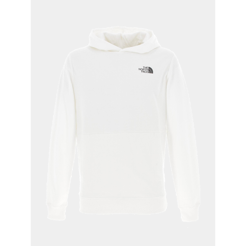 Sweat à capuche dos graphic blanc homme - The North Face