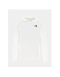 Sweat à capuche dos graphic blanc homme - The North Face