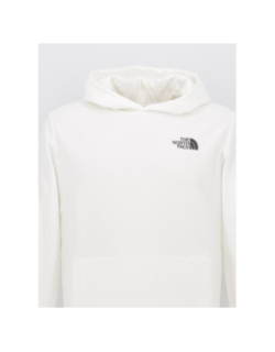 Sweat à capuche dos graphic blanc homme - The North Face