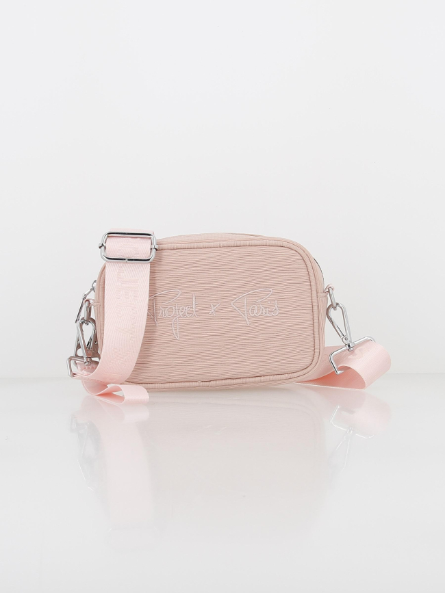 Sacoche à bandoulière signature logo rose - Project X Paris