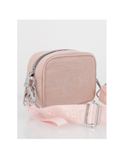 Sacoche à bandoulière signature logo rose - Project X Paris