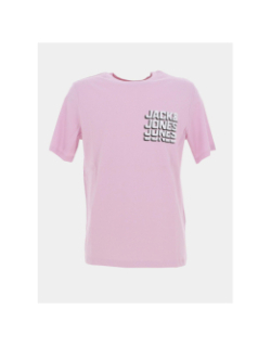 T-shirt script logo rose homme - Jack & Jones