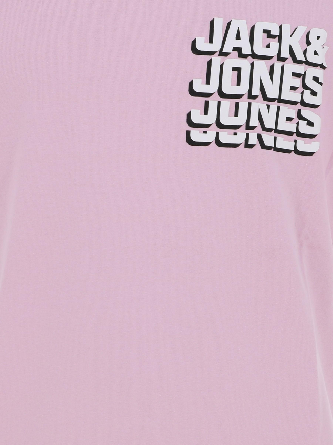 T-shirt script logo rose homme - Jack & Jones