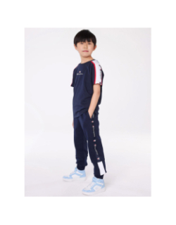 Pantalon de Jogging rib cuff pants logo bleu marine garçon - Champion