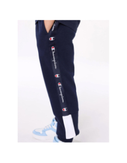 Pantalon de Jogging rib cuff pants logo bleu marine garçon - Champion