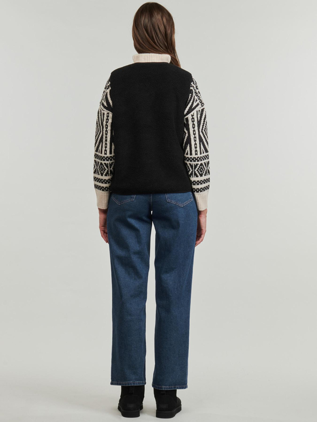 Veste sans manche teddy baby noir femme - Only