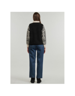 Veste sans manche teddy baby noir femme - Only