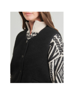 Veste sans manche teddy baby noir femme - Only