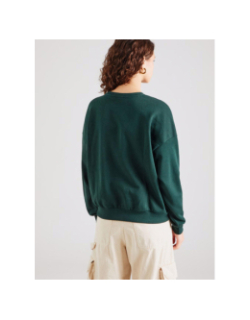 Sweatshirt chrissy vert femme - Only