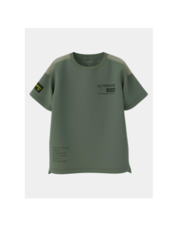 T-shirt à manches courtes nkmlauven kaki garçon - Name It