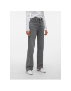 Jean large taille haute tessa gris femme - Vero Moda