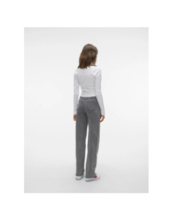 Jean large taille haute tessa gris femme - Vero Moda