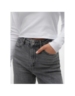 Jean large taille haute tessa gris femme - Vero Moda