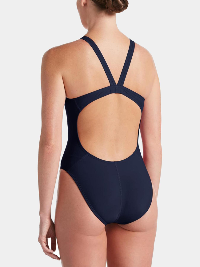 Maillot de bain de natation solid bleu marine femme - Nike