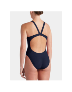 Maillot de bain de natation solid bleu marine femme - Nike