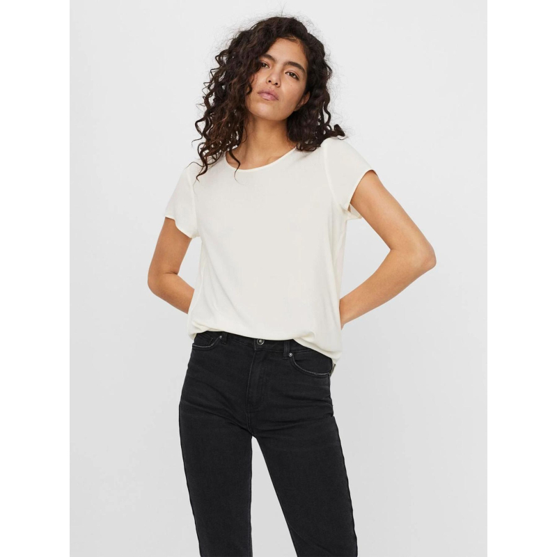 T-shirt léger becca blanc femme - Vero Moda