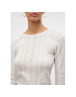Top à manches longues lisa blanc femme - Vero Moda